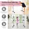 Silver Black Ballet Barre Adjustable Height Dance Practice Equipment